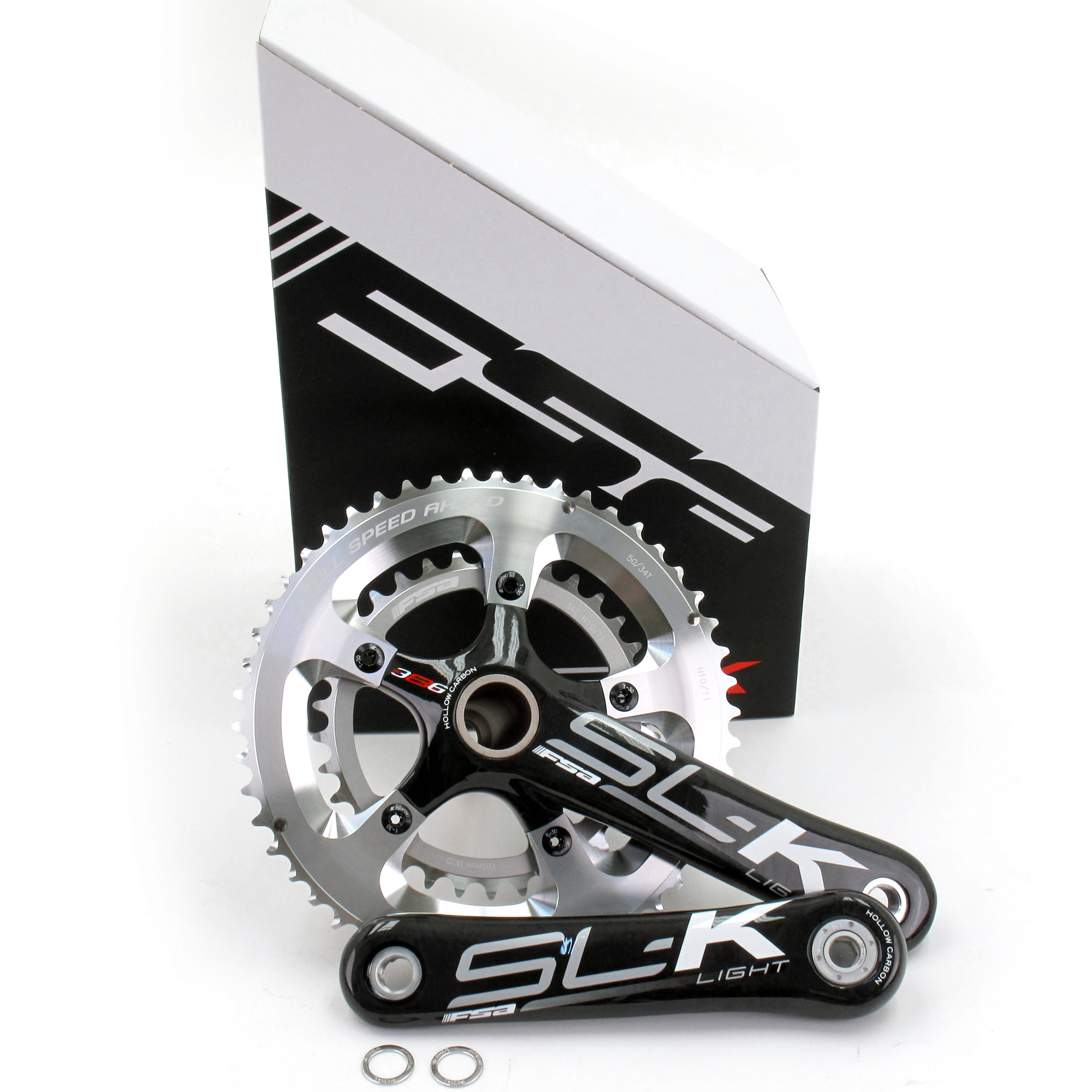 FSA SL K Light Carbon Road Bike Crankset 50 34T 170mm EVO386 White | EBay